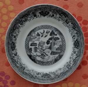 Custom printed bone china plates